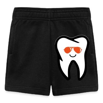 zahn sonnenbrille - Baby Shorts - Schwarz - Vorne