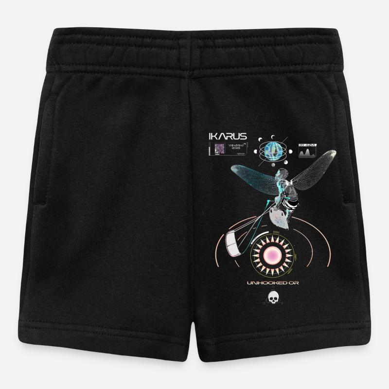 Kitesurfer - Baby Shorts - Schwarz