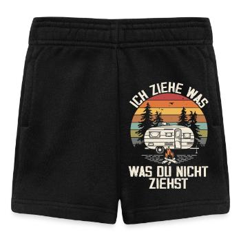 I pull what you don't pull Caravan Camper - Baby Shorts - black - Front