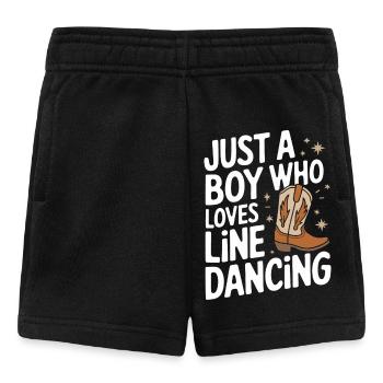 Line Dancing Tanzen Tänzer - Baby Shorts - Schwarz - Vorne