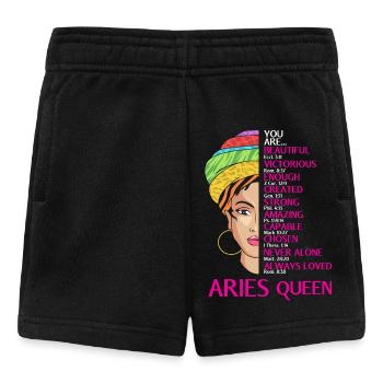 Sternzeichen Widder - Baby Shorts - Schwarz - Vorne