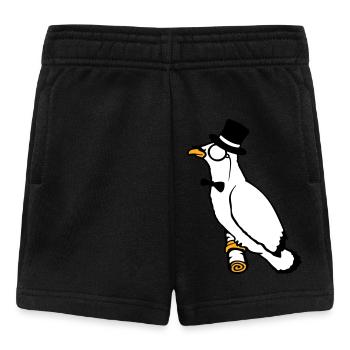 Sir Bird chapeau haut de forme Monocle Lunettes Rich M. - Short Bébé - noir - Devant