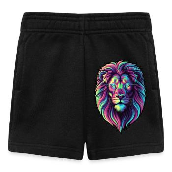 Blaze of color lion: Roar of life! - Baby Shorts - black - Front