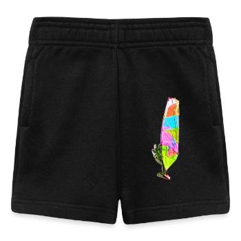 Colourful windsurfer - Baby Shorts - black - Front