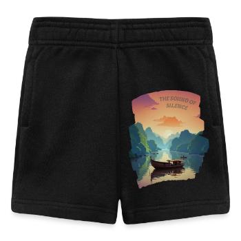 The Sound of Silence - Setting Sun - Baby Shorts - black - Front