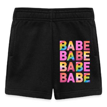 Babe Schatz party ladies girls celebrate Girlie - Baby Shorts - black - Front
