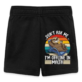 Malta Vacation Trip - Baby Shorts - black - Front