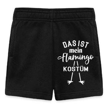 Flamingo Kostüm - Baby Shorts - Schwarz - Vorne
