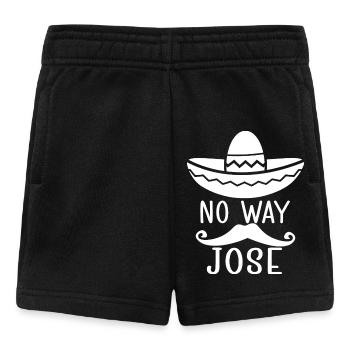 Auf keinen Fall Jose Sombrero - Baby Shorts - Schwarz - Vorne