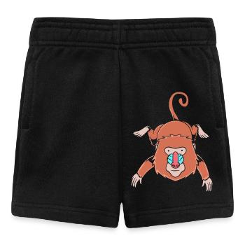 Singe - Short Bébé - noir - Devant