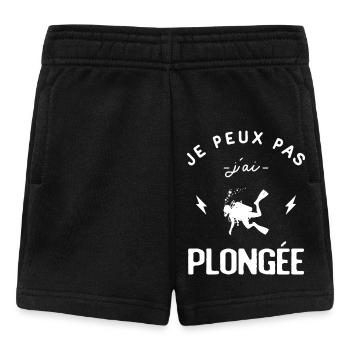Ich kann nicht tauchen - Baby Shorts - Schwarz - Vorne