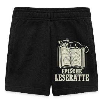 Epic Bookworm - Baby Shorts - black - Front