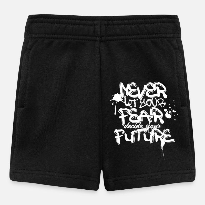 Ne crainte plus jamais de future citation de graffiti - Short Bébé - noir