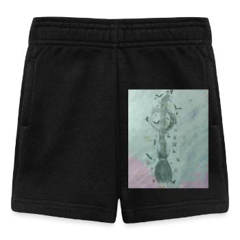 Magic Wand and Spiral - Baby Shorts - black - Front