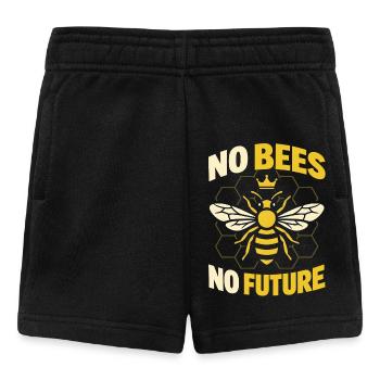 Bienenkönigin - Vintage Imker Geschenk - Baby Shorts - Schwarz - Vorne