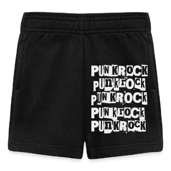 Punkrock-Wiederholungsdruck - Baby Shorts - Schwarz - Vorne