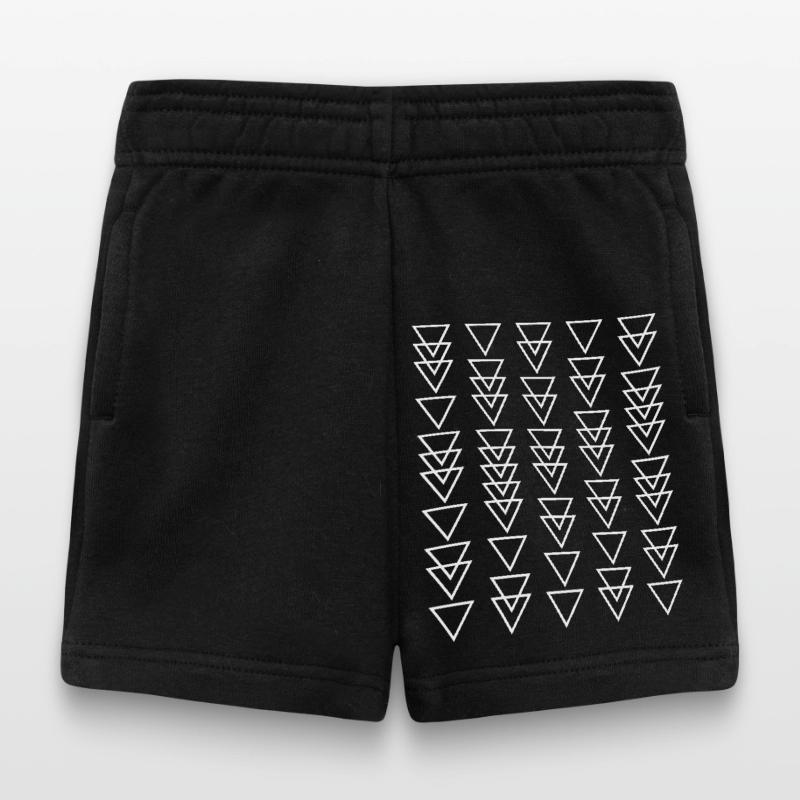 Triangular Cascade Baby Shorts