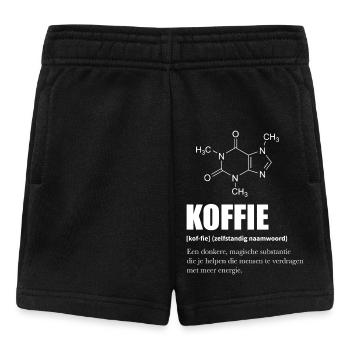 Molécule de Café Définition Humour et Science - Short Bébé - noir - Devant