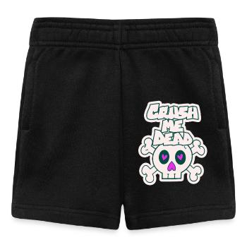 Crush me dead - Baby Shorts - black - Front