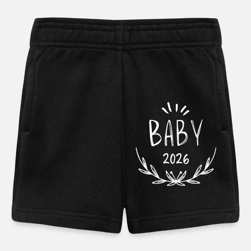 Baby 2026 Laurels Design - Short Bébé - noir