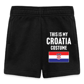 C’est mon costume de Croatie - Short Bébé - noir - Devant