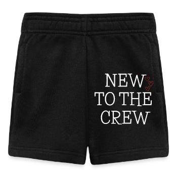 Nouveau dans l’équipage - Short Bébé - noir - Devant