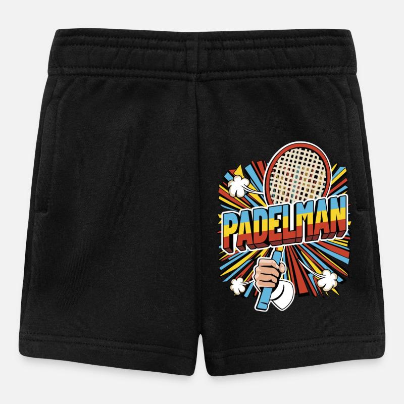 PADELMAN - Short Bébé - noir