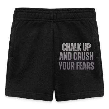 Bouldern Chalk Up Boulderer - Baby Shorts - Schwarz - Vorne