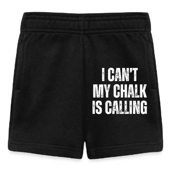 I Cant My Chalk Is Calling Boulderer - Baby Shorts - black - Front