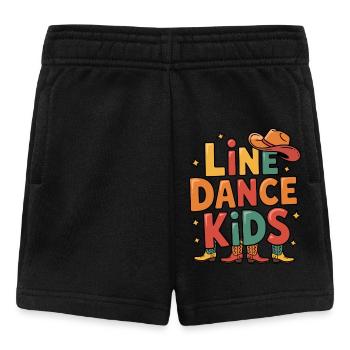 Line Dance Kids Kids Dancing Line Dance - Baby Shorts - black - Front