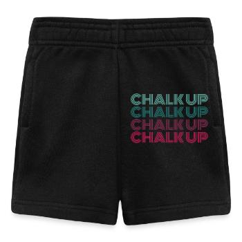 Boulderer Chalk Up Bouldern - Baby Shorts - Schwarz - Vorne