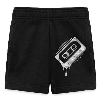 Dripping Cassette Tape - Baby Shorts - black - Front
