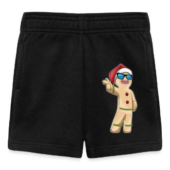 Lunettes de soleil de Noël Gingerbread Man - Short Bébé - noir - Devant