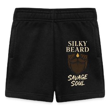 Bartöl Pflege Humor Gepflegter Lebensstil - Baby Shorts - Schwarz - Vorne