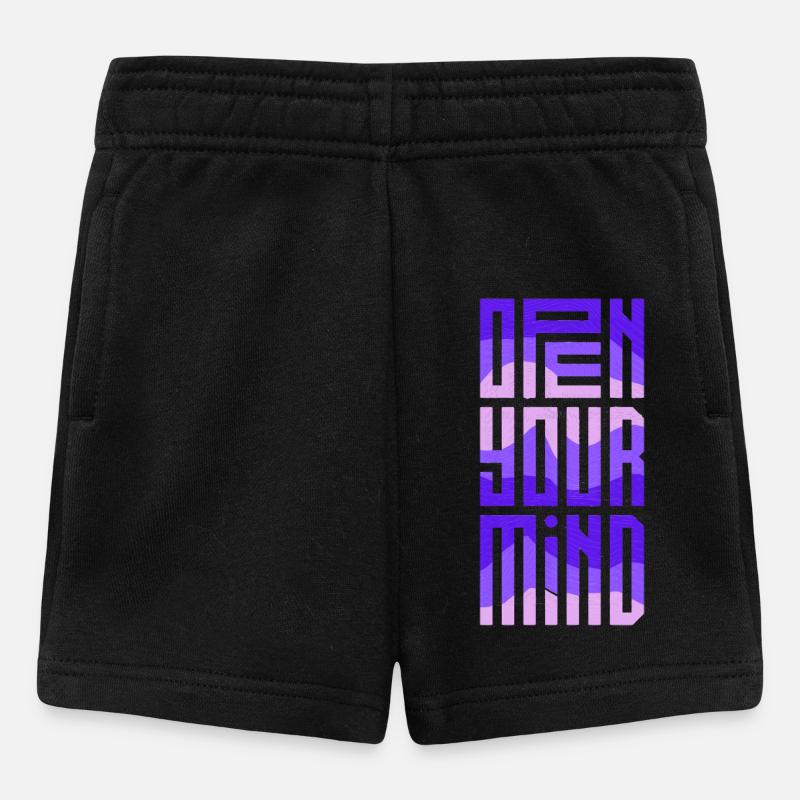 Neon Block Gradient - Baby Shorts - black