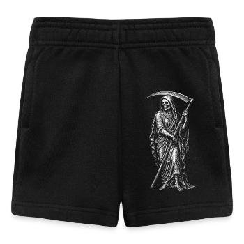 Faucheuse avec la faux - Short Bébé - noir - Devant
