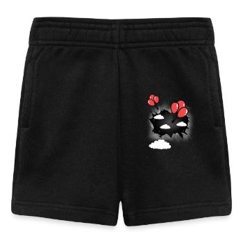 Luftballon himmlisch Himmel Luftballons - Baby Shorts - Schwarz - Vorne
