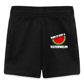 THIS IS NOT A WATERMELON - Baby Shorts - Schwarz - Vorne