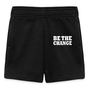 be the change - Short Bébé - noir - Devant