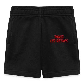 Besteuerung der Reichen - Baby Shorts - Schwarz - Vorne