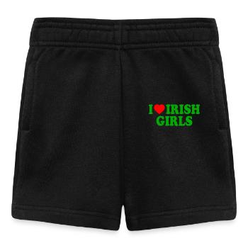 I love irish girls - Baby Shorts - Schwarz - Vorne