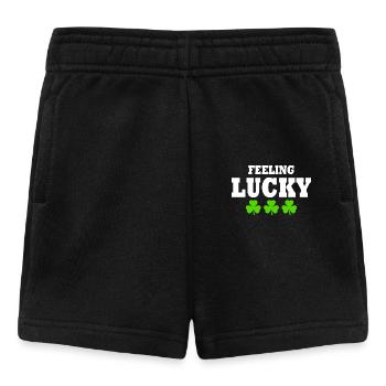 feeling lucky - Baby Shorts - black - Front