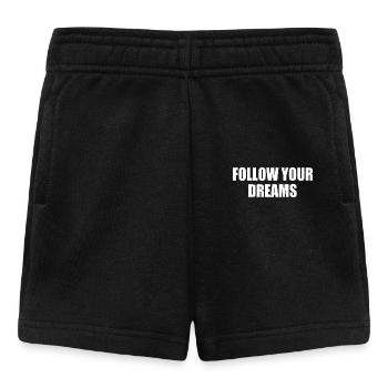 follow your dreams - Baby Shorts - Schwarz - Vorne
