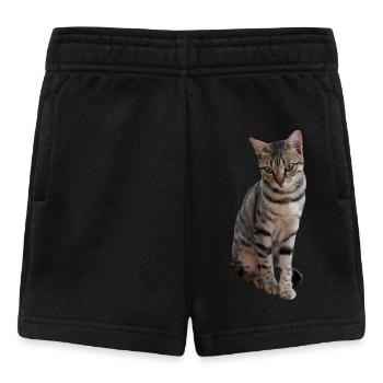 Cat Kitten Tiger Cat Cat Shirt Gift - Baby Shorts - black - Front