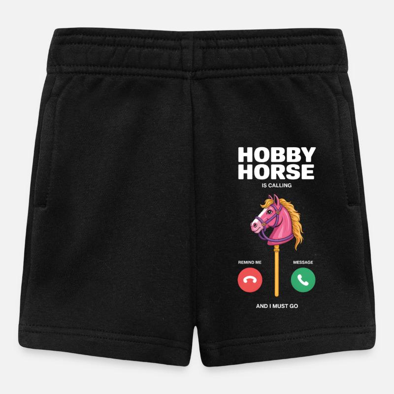 Hobby Horse t’appelle - Short Bébé - noir