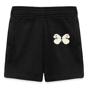Schmetterlinge: Der Große Kohlweißling - Baby Shorts - Schwarz - Vorne
