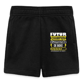 Futur champion du monde de boxe ,Sport,Cadeau - Short Bébé - noir - Devant