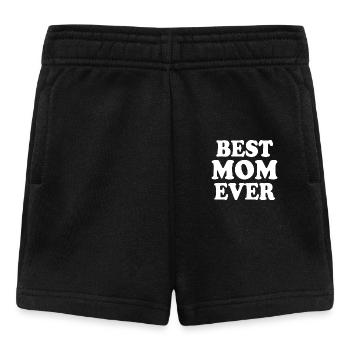 Best mom ever - Baby Shorts - Schwarz - Vorne
