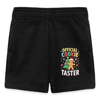 Official Cookie Button - Baby Shorts - black - Front