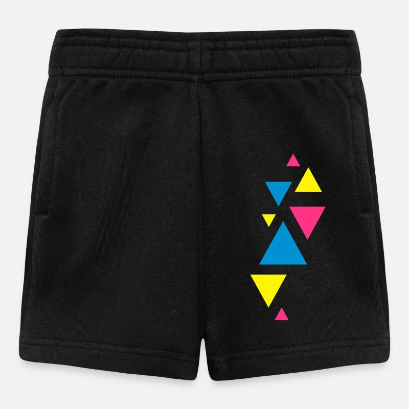 three eckedesign forms hipster - Baby Shorts - black